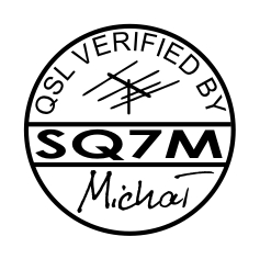 QSL card stamps