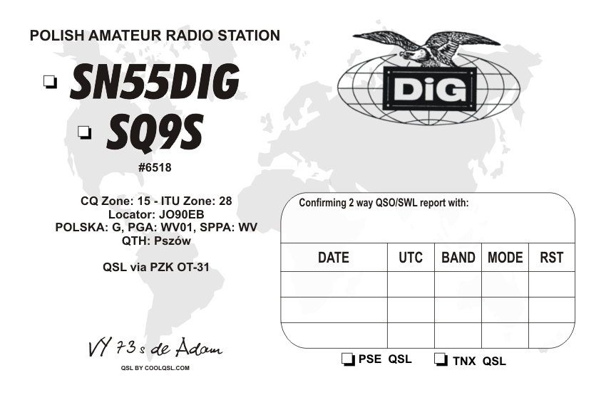 QSL backside sample 40