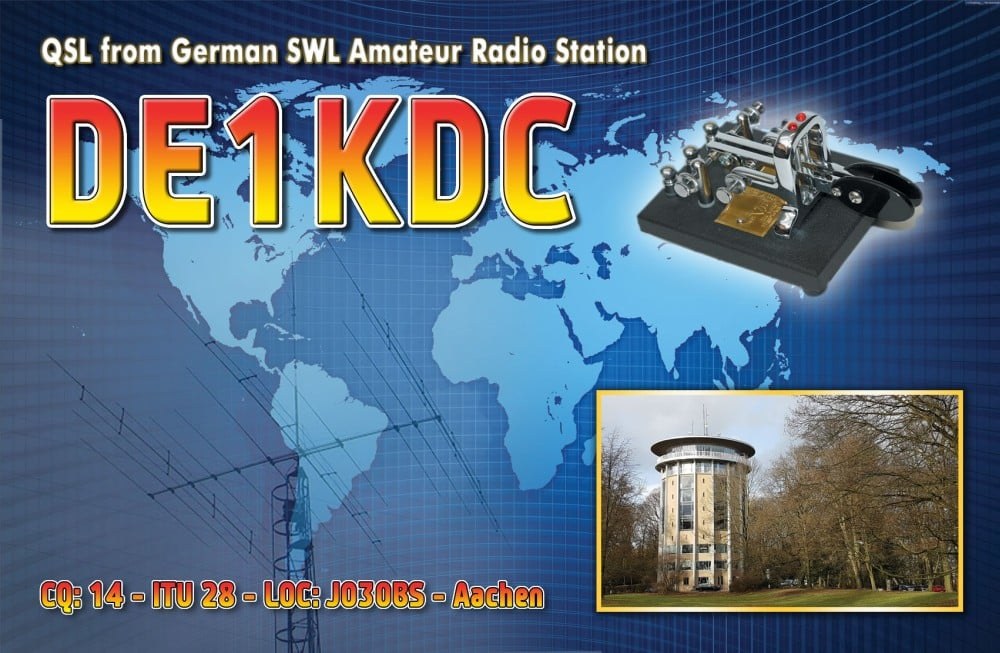 QSL card example