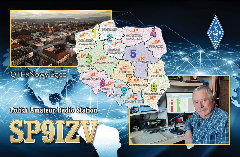 QSL card example