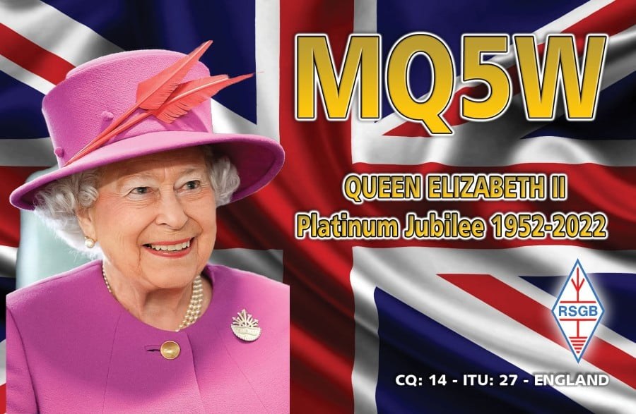 QSL card example