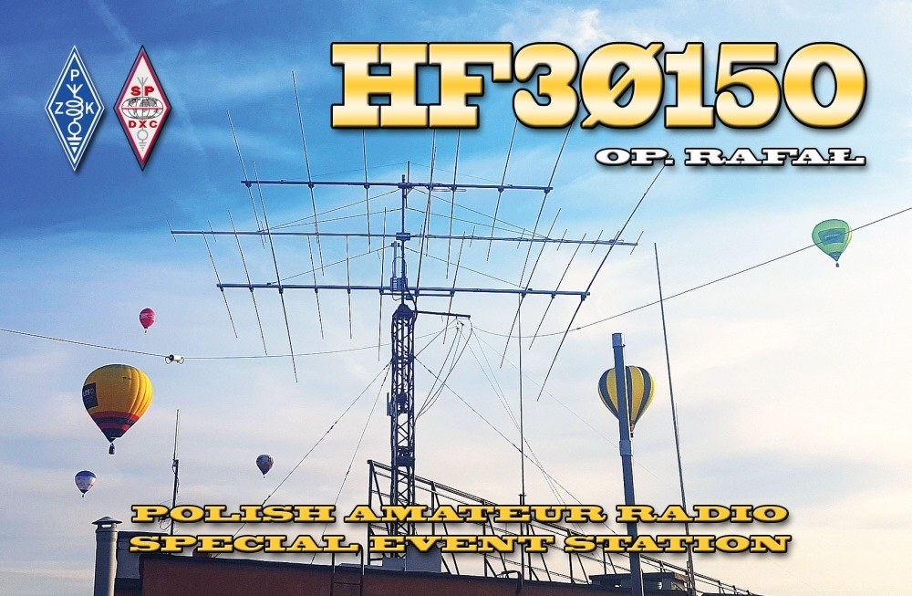 QSL card example