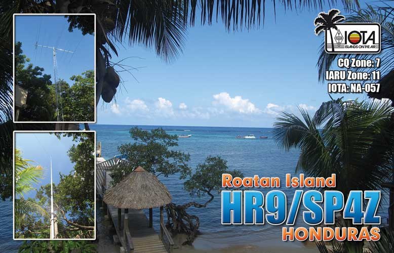 QSL card example