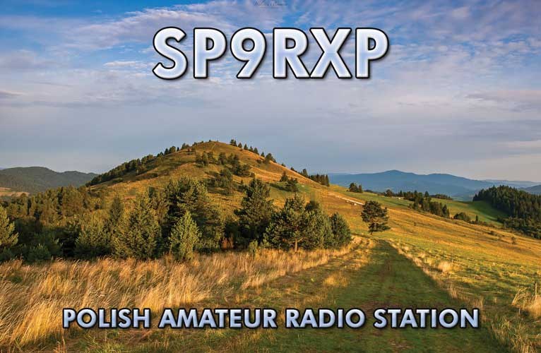 QSL card example