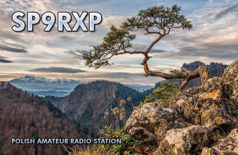 QSL card example