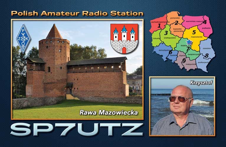 QSL card example