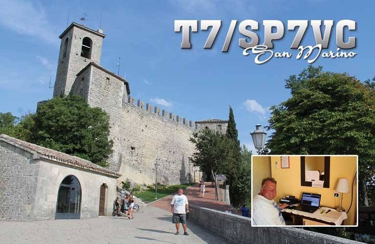 QSL card example