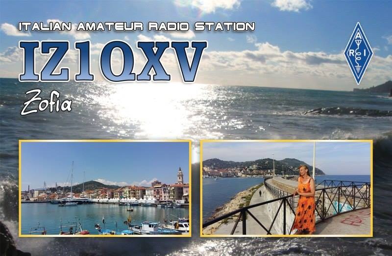 QSL card example