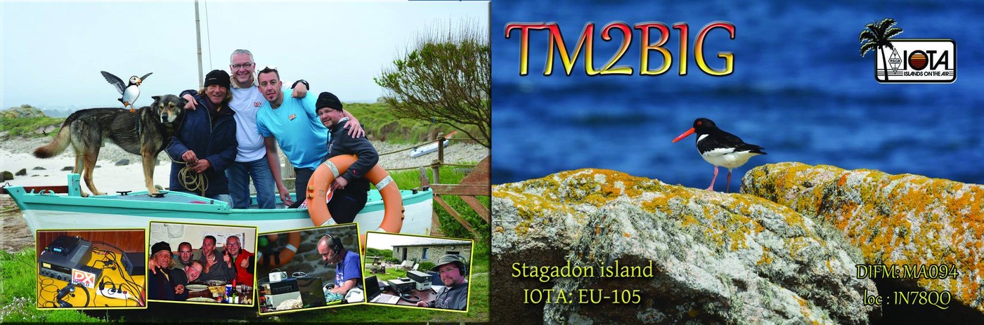 QSL card example