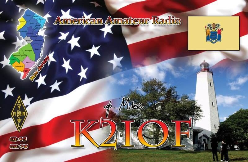 QSL card example