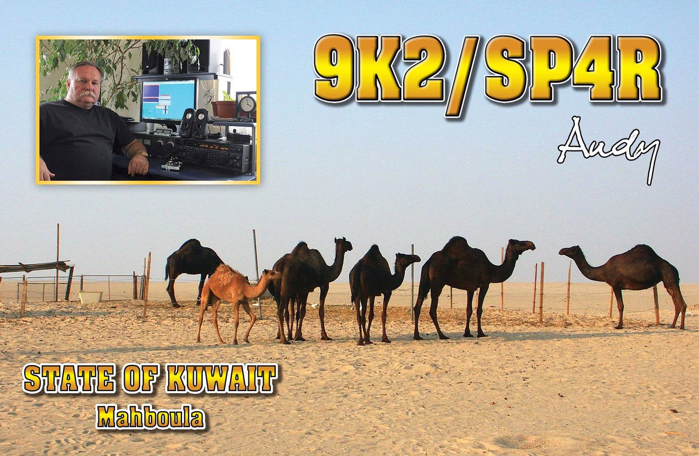 QSL card example